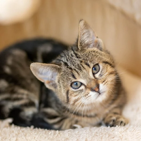 Tygrou, chat adopté en 2022 grâce aux ti'chats